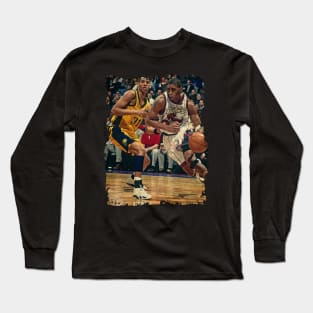 Reggie Miller vs Tracy McGrady Long Sleeve T-Shirt